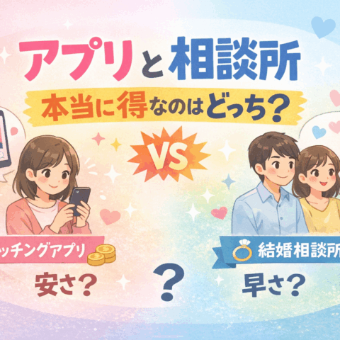 実は逆かも？結婚相談所とマッチングアプリの“本当の費用対効果”